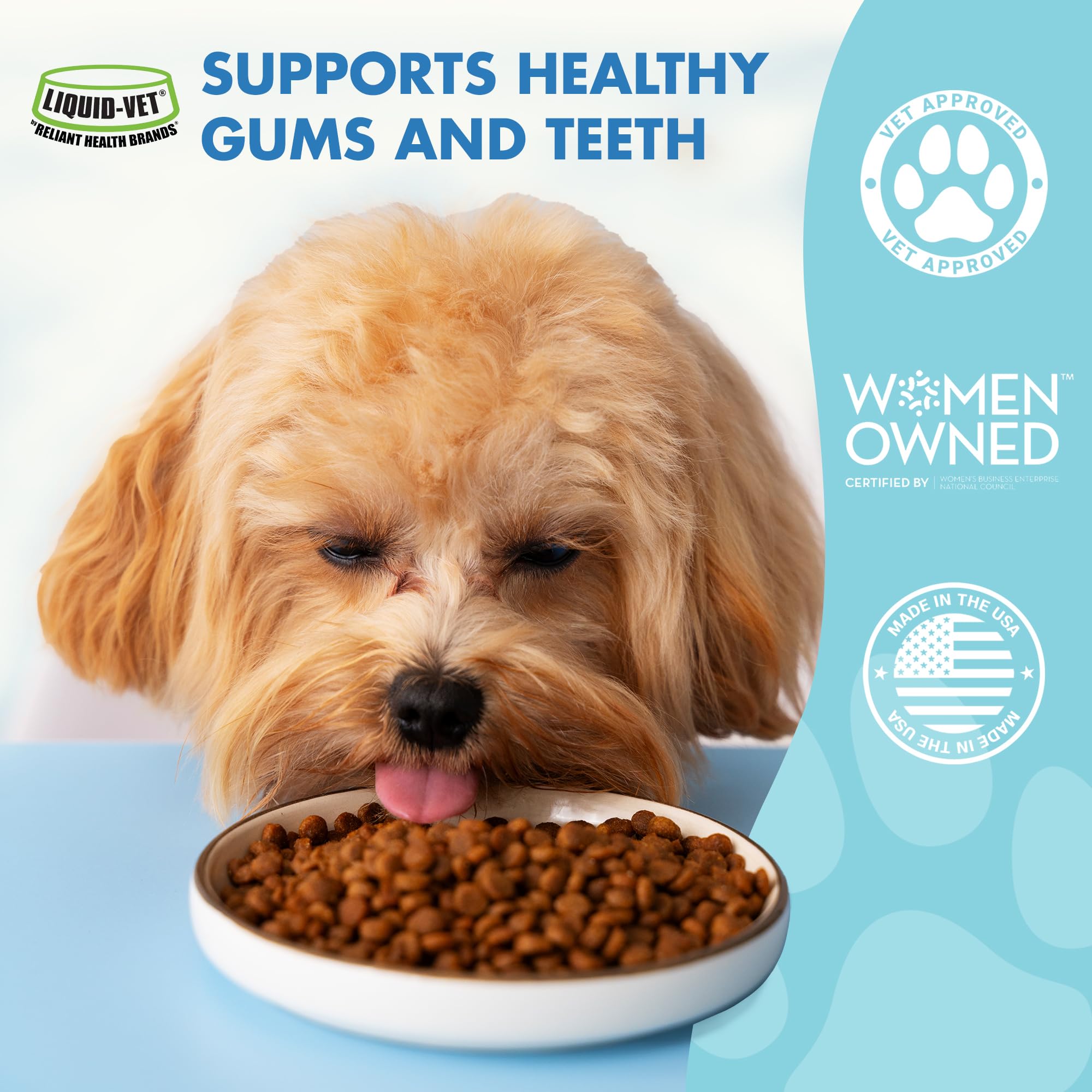 LIQUID-VET Ultimate Dog Dental Care Solution: Teeth Cleaning & Plaque Remover Food Additive - Fresh Breath Mouthwash, Tartar Control, and Gum Health Support - Premium Pet Product - image 3