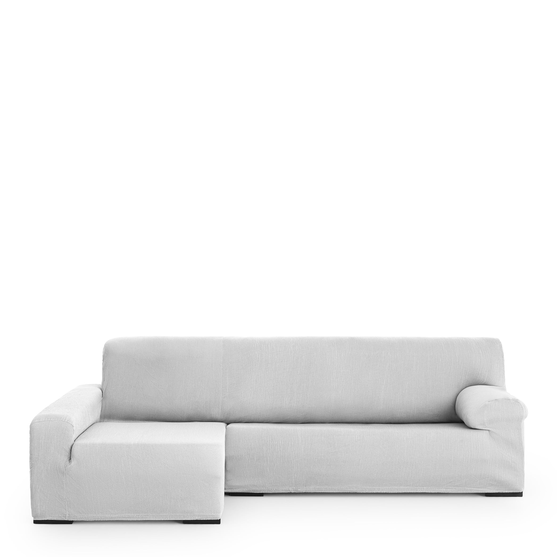 Eysa Poseidon Elastic Left Arm Chaise Longue Sofa Cover, Front View, Colour 16