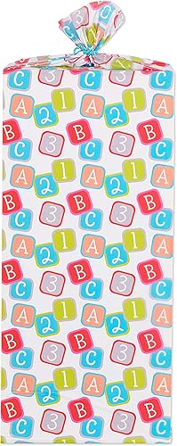 Miniatura 7 de American Greetings Bolsa grande de 13 pulgadas con papel de seda, dedos pequeños (1 bolsa, 8 hojas)