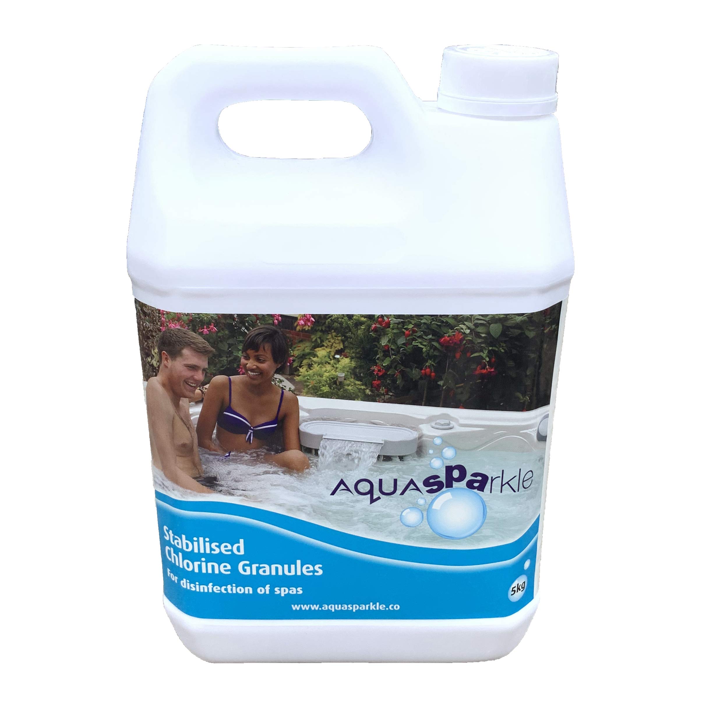 Buy AQUASPARKLE Stabilised Chlorine Granules 5kg Hot Tub Swimming Pool