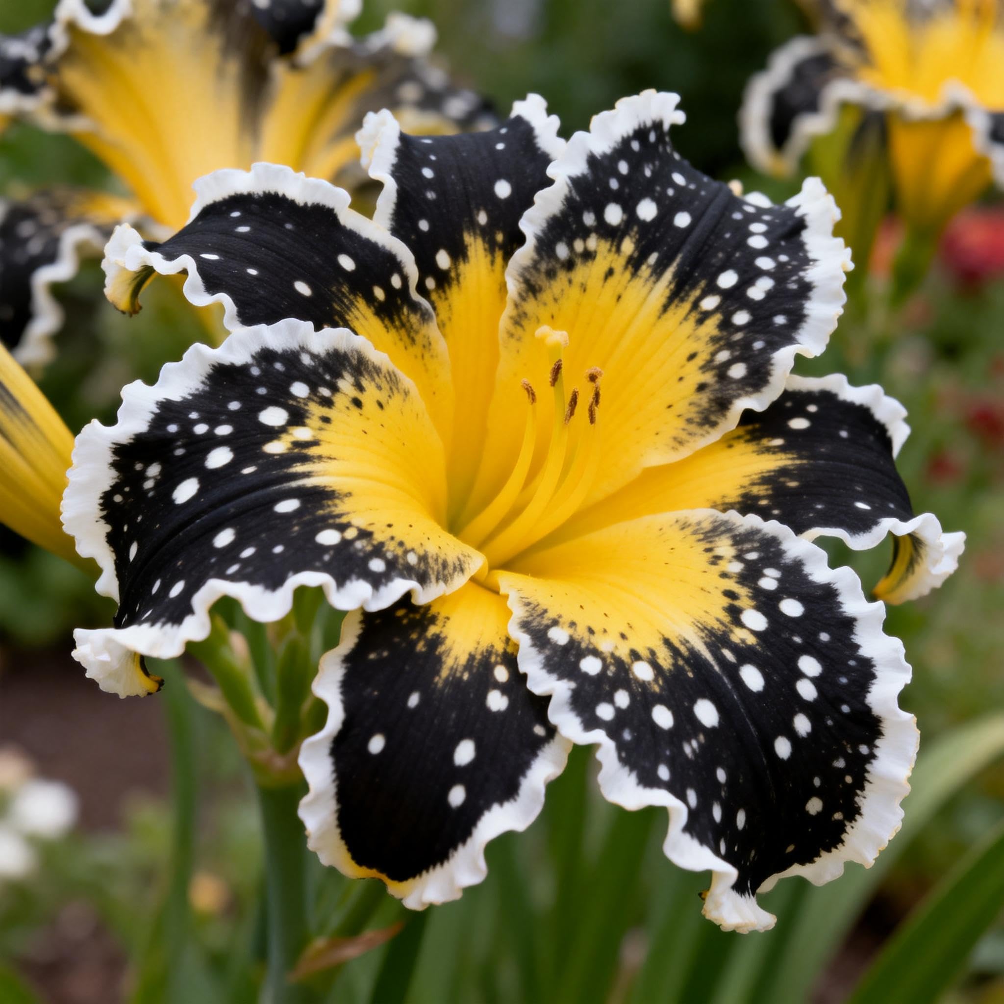 Perennial/DaylilyBulbs for Planting Now UK,Daylily Bulbs/Excellent Display Indoor,Can Be Potted Aromatic-4bulbs-A