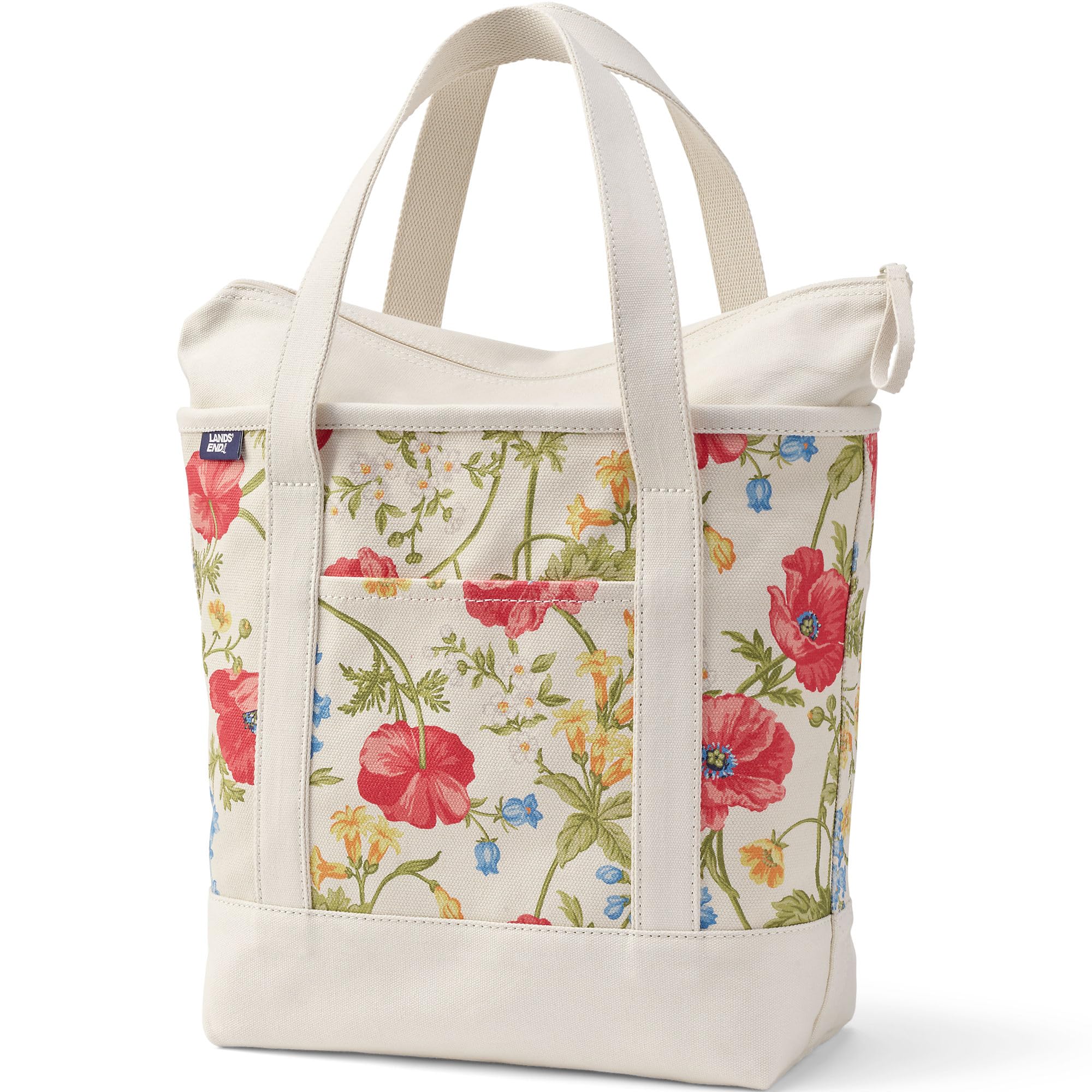 Lands' End Zip Canvas Tote