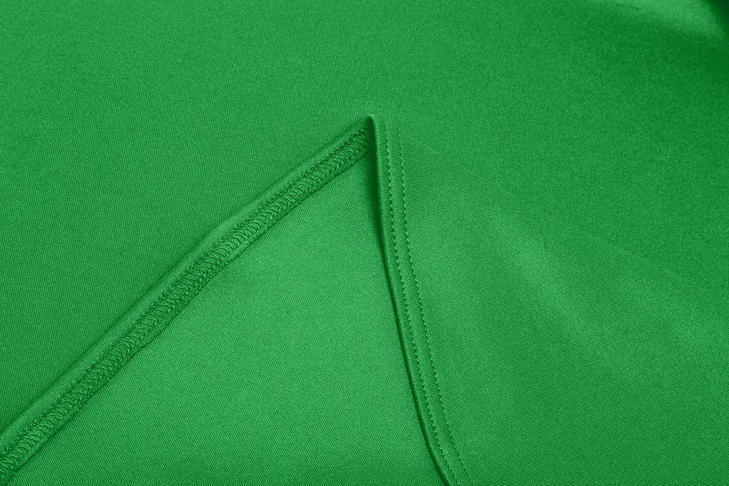 Gonna skater da donna svasata elasticizzata per donne Reg & Plus Size.Casual Una linea, da indossare tutti i giorni, ufficio formale - Verde - XX-Large