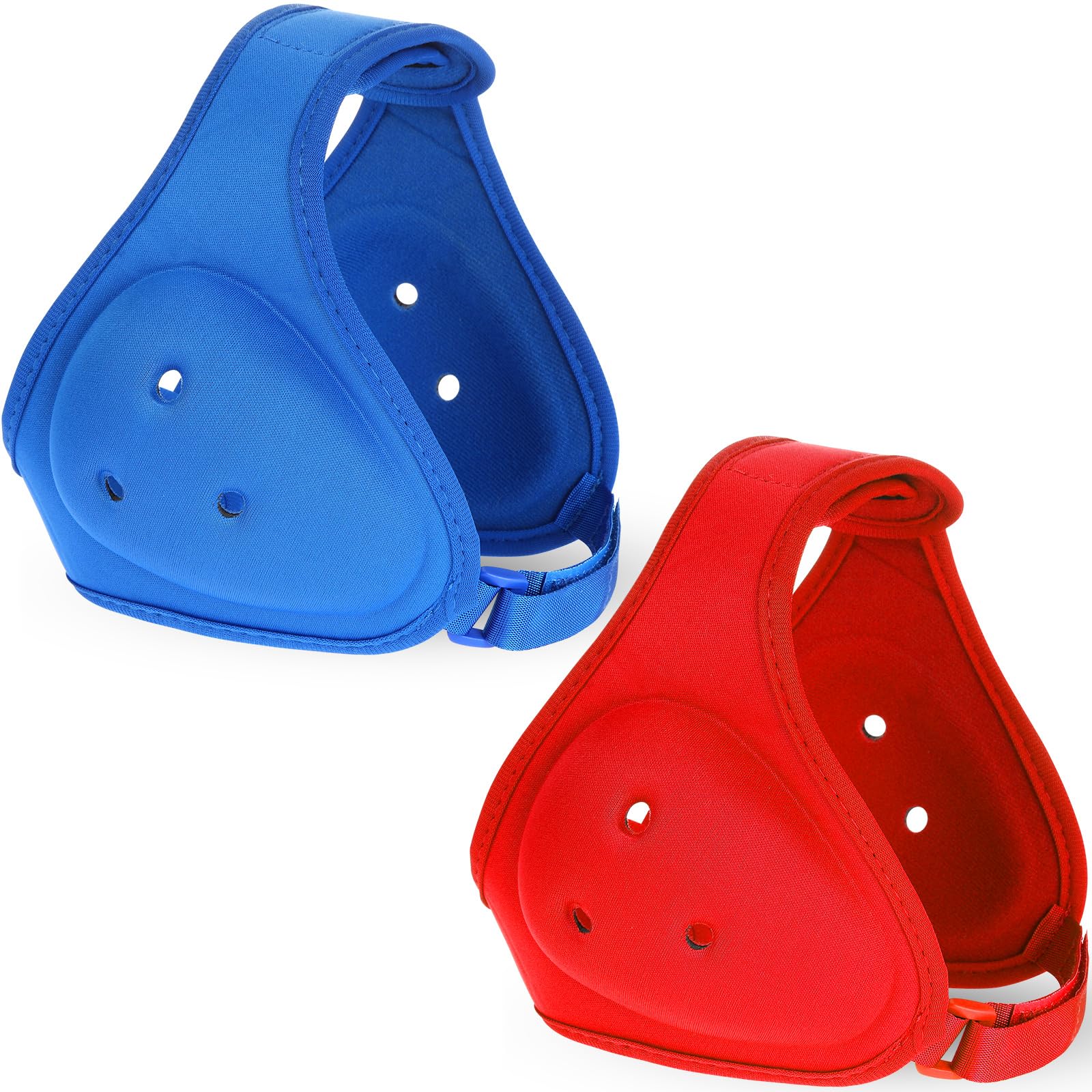 Jerify 2 Pcs Wrestling Headgear for Kid Youth, Blue,Red