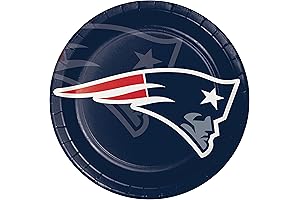 Trendware New England Patriots Paper Plates