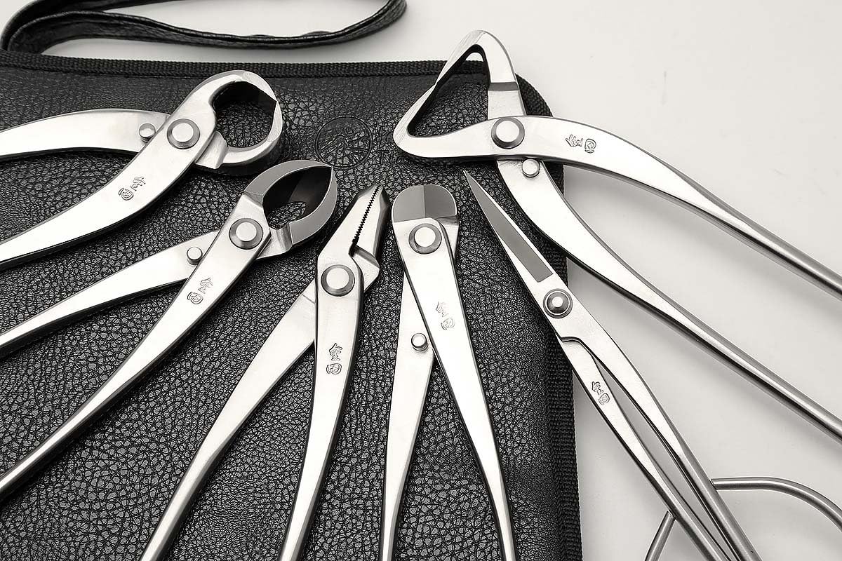 Master's Grade 7 PCS 8 inches Bonsai tool set (kit) JTTK-07B