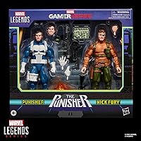 Vista 10 de Marvel Legends Series Gamerverse Punisher & Nick Fury, Retro Video Game-Inspired Collectible 6-Inch Action Figures