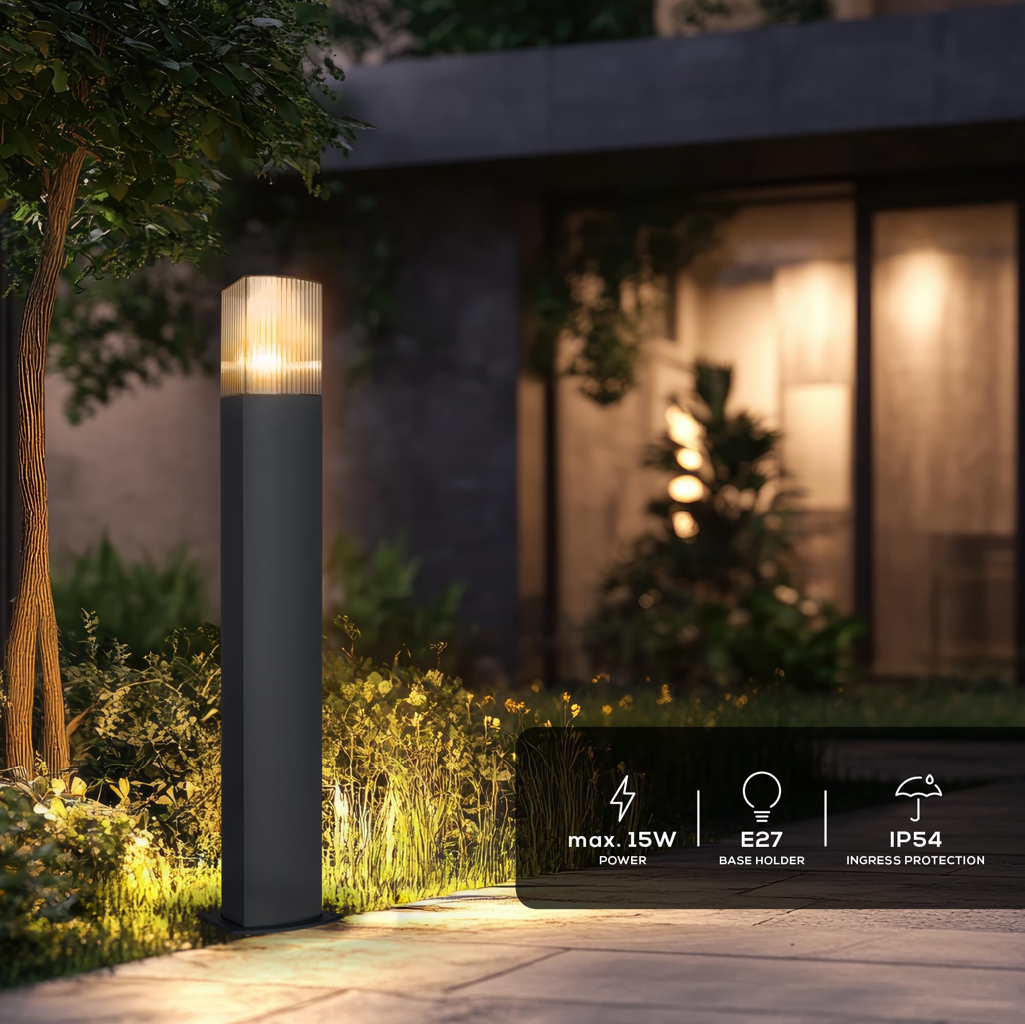 Paal - Buitenlamp met sensor kopen? | Korting tot 33