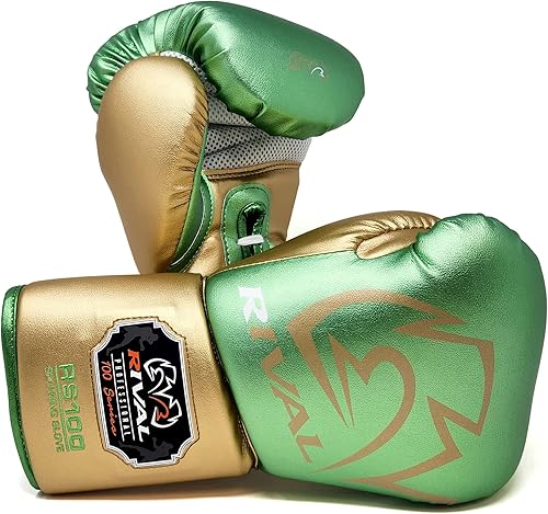Miniatura 10 de RIVAL Boxing RS100 - Guantes profesionales con cordones, hechos a mano con poliuretano de microfibra súper rica, diseñados ergonómicamente para