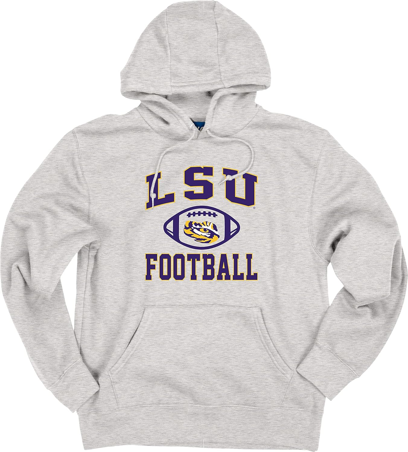 Blue 84 NCAA mens Hoodie Gray Football