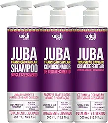 Kit Widi Juba Transição Capilar Shampoo, Condicionador e Creme Denso