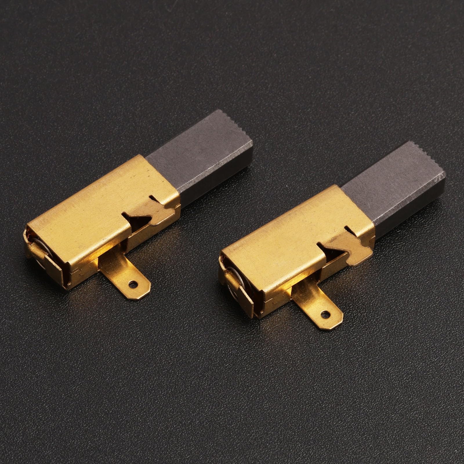 491704 492014 Balai de charbon compatible avec FESTOOL TS55 TS 75 AP55EB AP65EB AT55E AT65EB, numéros de pièces 491704, 492014 – Tailles 6,3 x 10 x 17,5 mm/5,8 x 7,8 x 16 mm, comprend 1 paire avec
