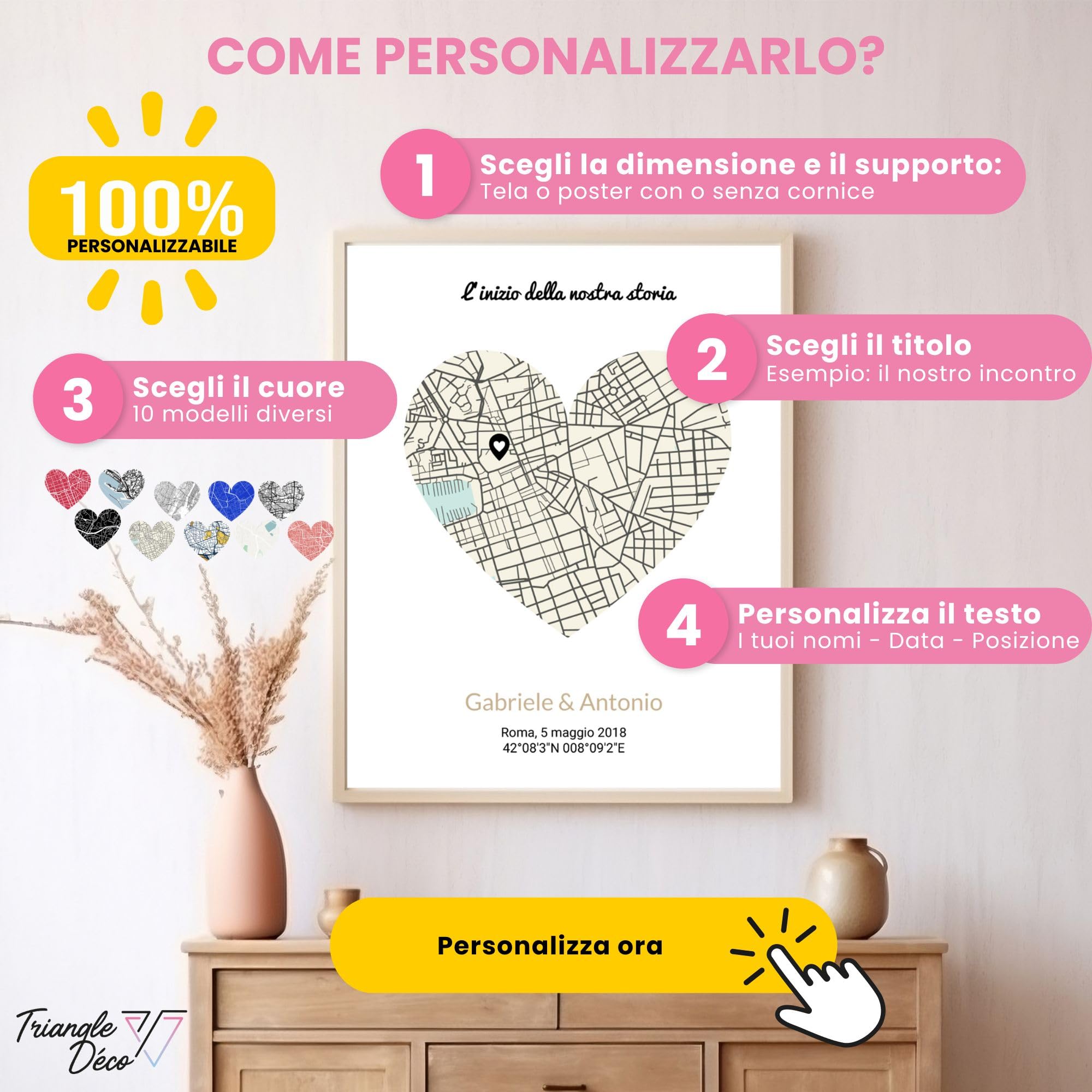 Regalo Donna Cornice Personalizzata Con Foto E Mappa Regalo Romantico regalo-donna-cornice-personalizzata-con-foto-e-mappa-regalo-romantico