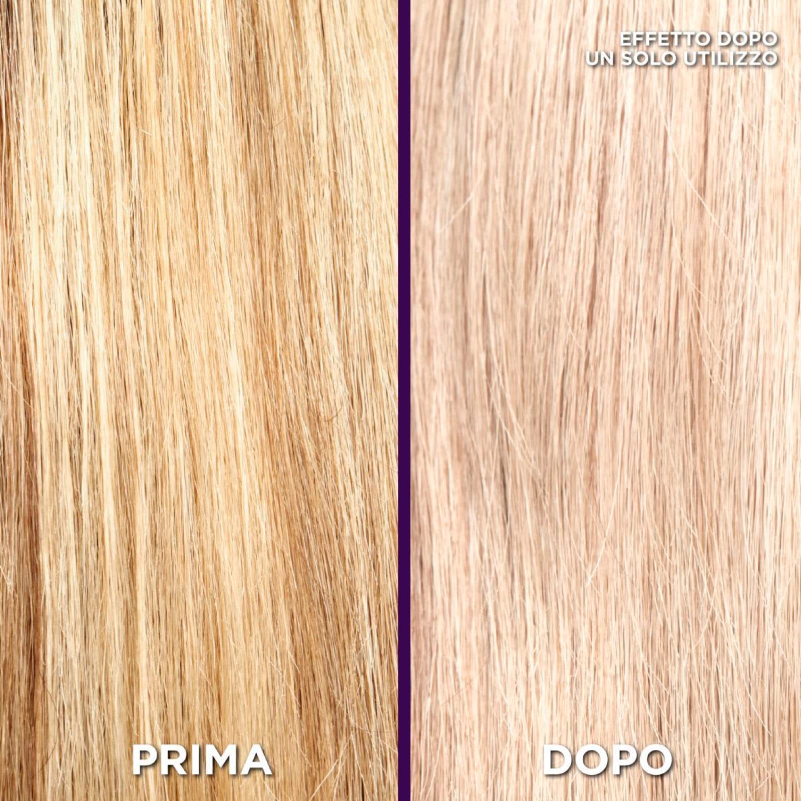L'Oréal Paris Elvive Color Vive Purple Shampoo Anti Żółty do włosów Szary i Blond Odbarwiony neutralizuje żółte i pomarańczowe odcienie - 6 butelek 200 ml