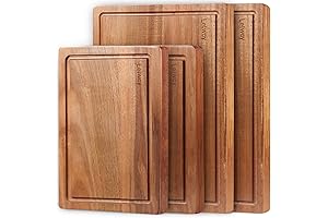 Acacia Wood Cutting Board Set: Enhance Your Culinary Skills