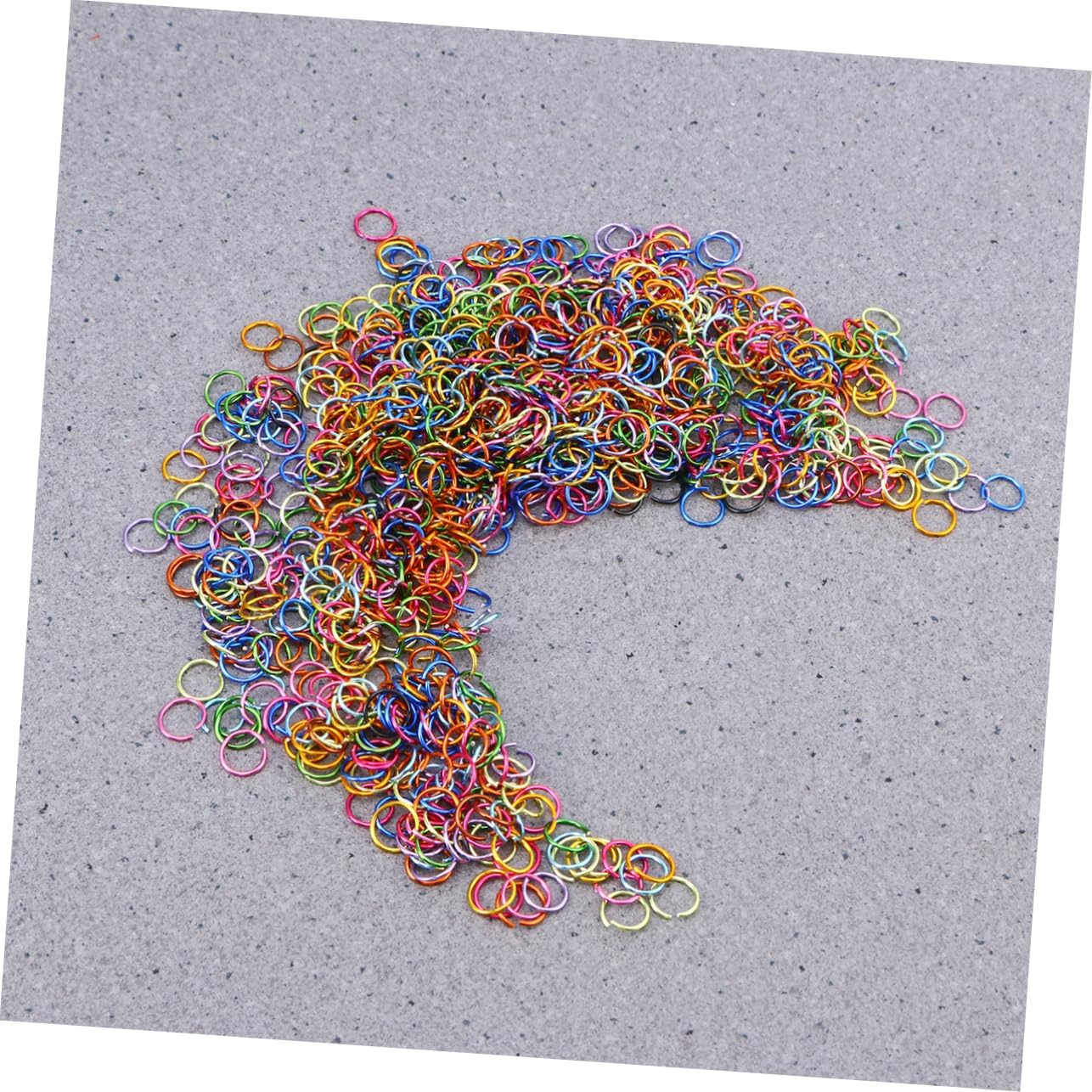 3200pcs DIY Jewelry Accessory Kit Aluminum Jump Rings Mixed for Jewelry Making Connecting Charms Aluminum Wire Open Jump Rings
