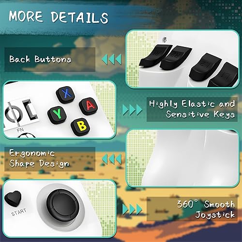 Miniatura 4 de R36MAX - Consola de juegos portátil, más de 40000 juegos, consola de juegos retro, mini consola de video retro recargable de 4000 mAh con tarjeta TF