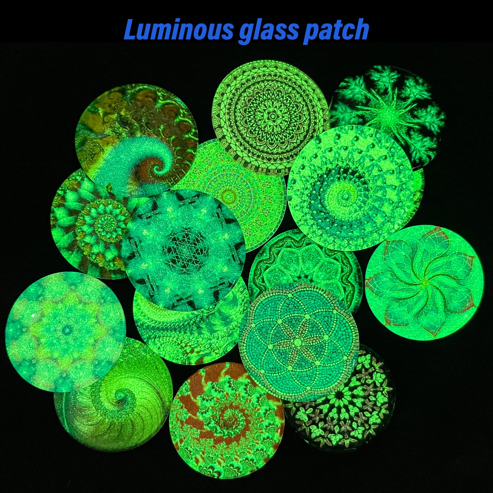 Gemengde Kleuren Glazen Stenen, Kleurrijke Dreuzelstenen, Bonte Kleuren Ronde Cabochons Van Mozaiekkoepelglas Decoratiestenen Voor Het Maken Fotosieraden Bloemenserie 100 1011887746