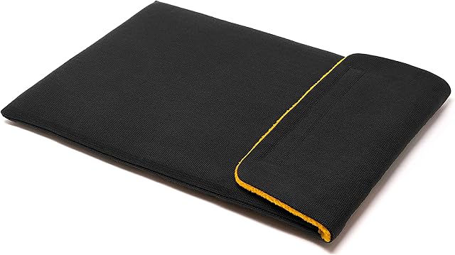 CushCase Sleeve Case for Razer Blade 14 Laptop 2021-2022 Models - Made in UK - Pioneer Canvas (Black)