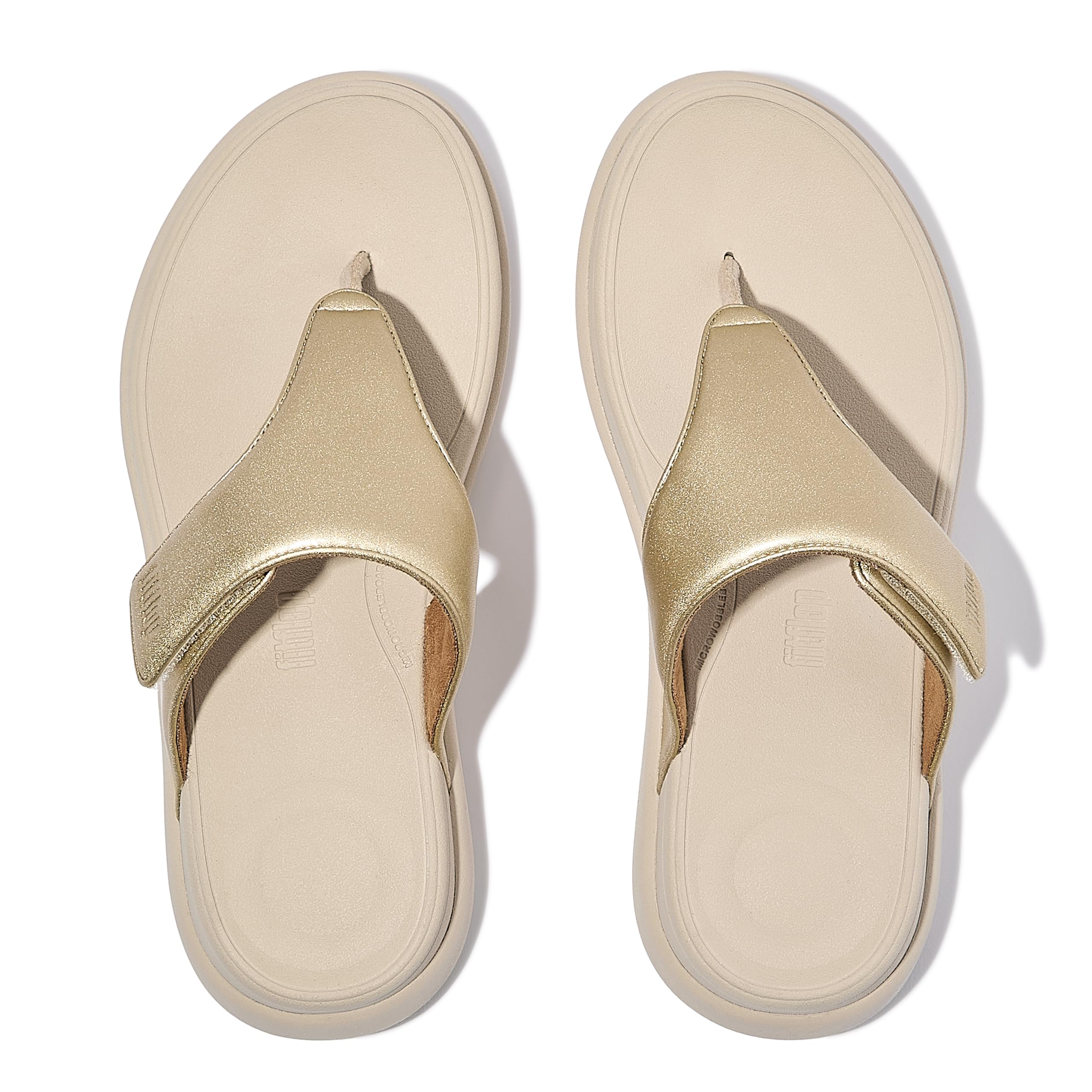 FitFlop F-mode Go Adjustable Flatform Toe-post Sandals Sandali con zeppaDonna