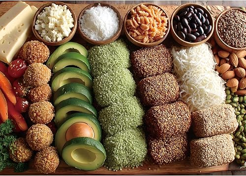 1000 Piece Puzzles for Adults Clearances, Vibrant Healthy Food Fun Puzzles for Adults 1000 Pieces with HD Print & Poster, 27.5" X 19.7" Dust Free, for Gifts Halloween Christmas Family Games