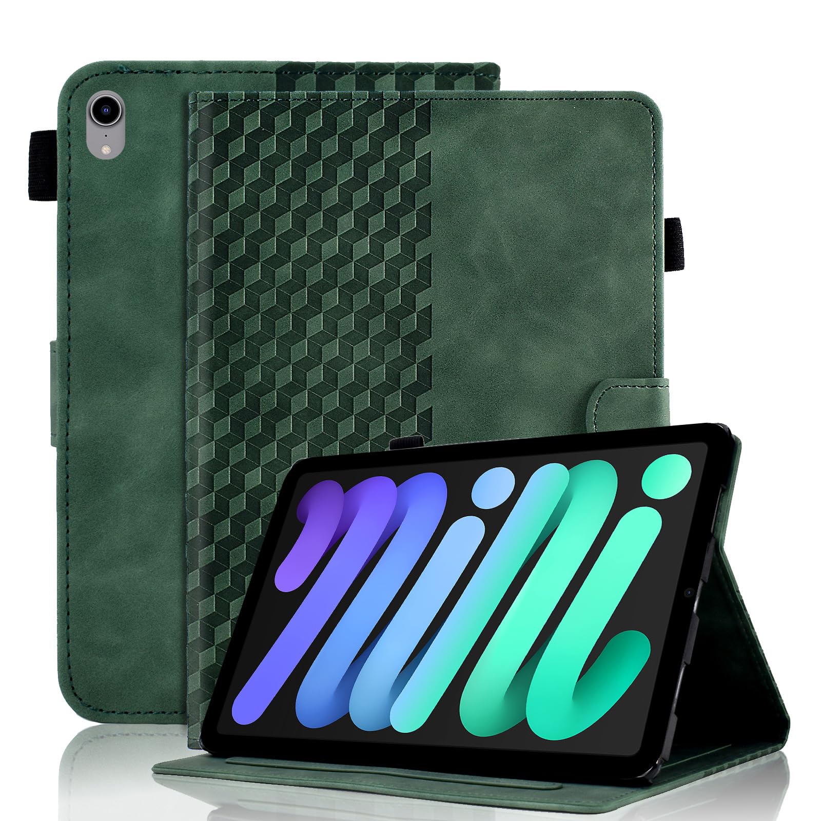 Case for Honor Pad X8a 11 Inch Tablet 2024 Protective Case Premium Leather Folio Smart Case with Auto Sleep/Wake Pen Holder Card Slot for Honor Pad X8a- Dark Green — view 159