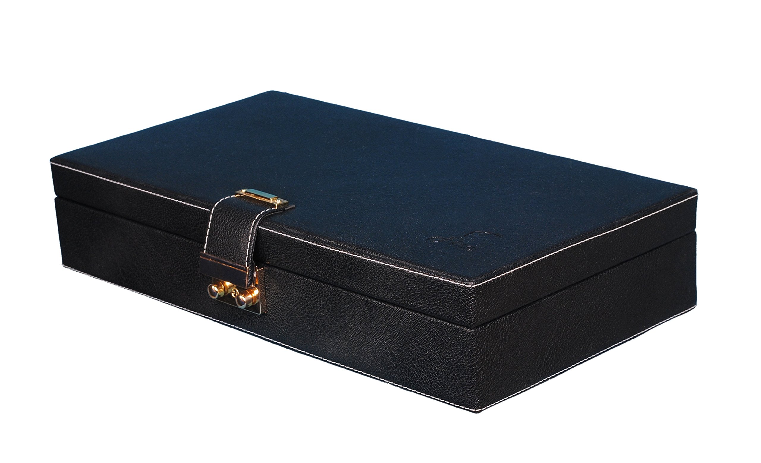 Hard Craft Vegan Leather Customize Watch Box & Jewellery Organizer (B07B75TYFR) Amazon Price History, Amazon Price Tracker