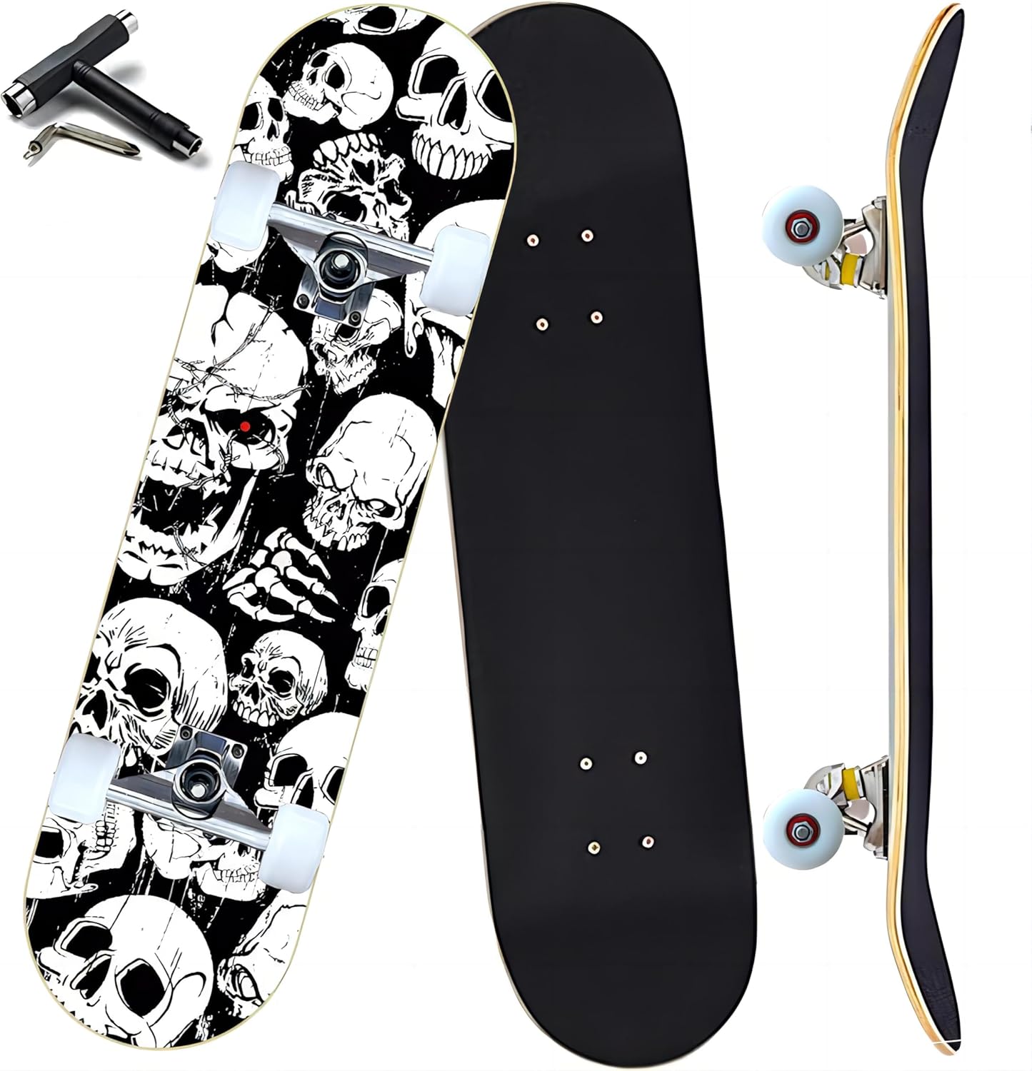Pro Complete Skateboards for Beginners Girls Boys Kids Youths Teens Adults  31