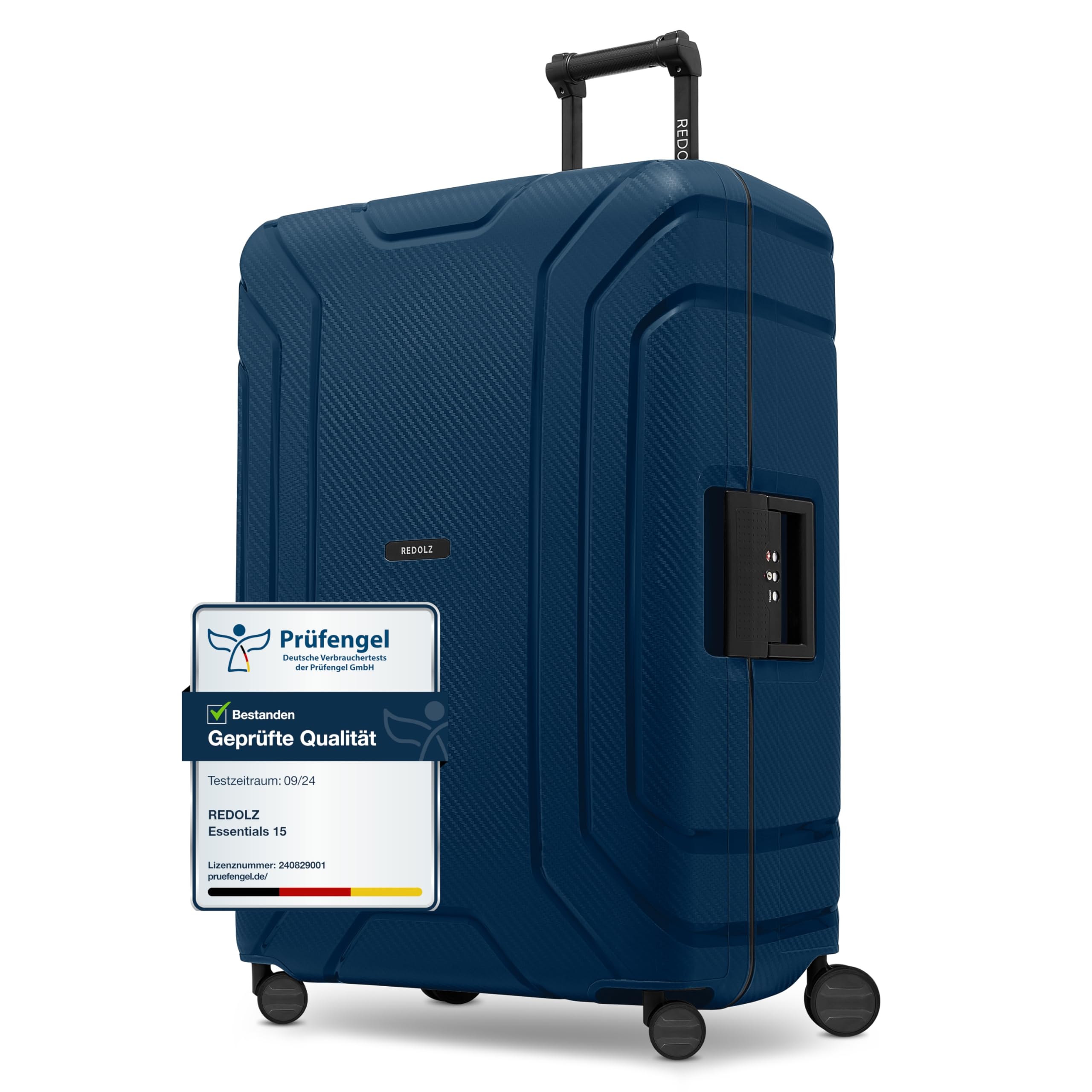 REDOLZ Essentials 15 prodotti di base, Blu marino, Koffer L (75 cm)