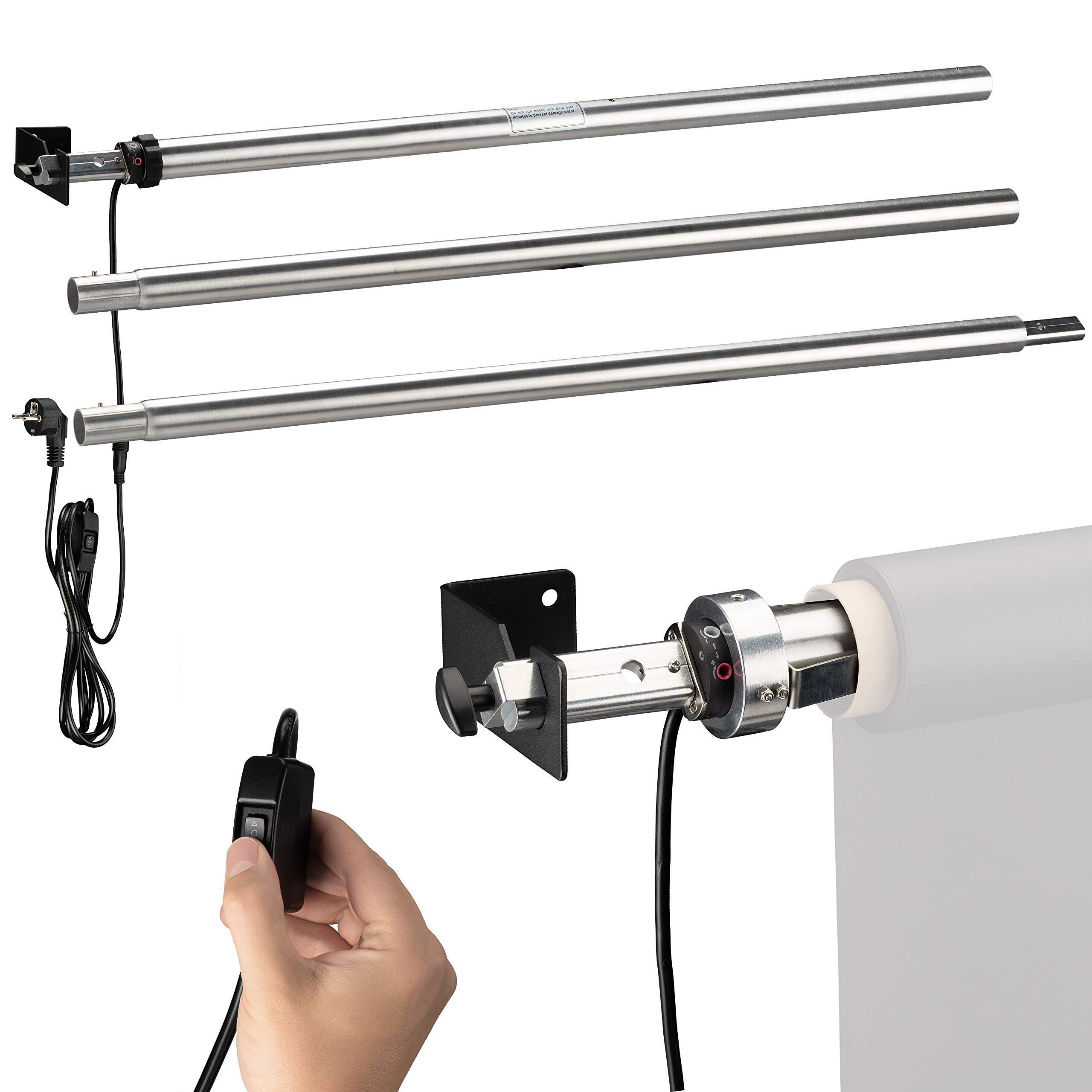 BRESSER MR-300 Elektrisches Hintergrundsystem für 1 Hintergrundrolle