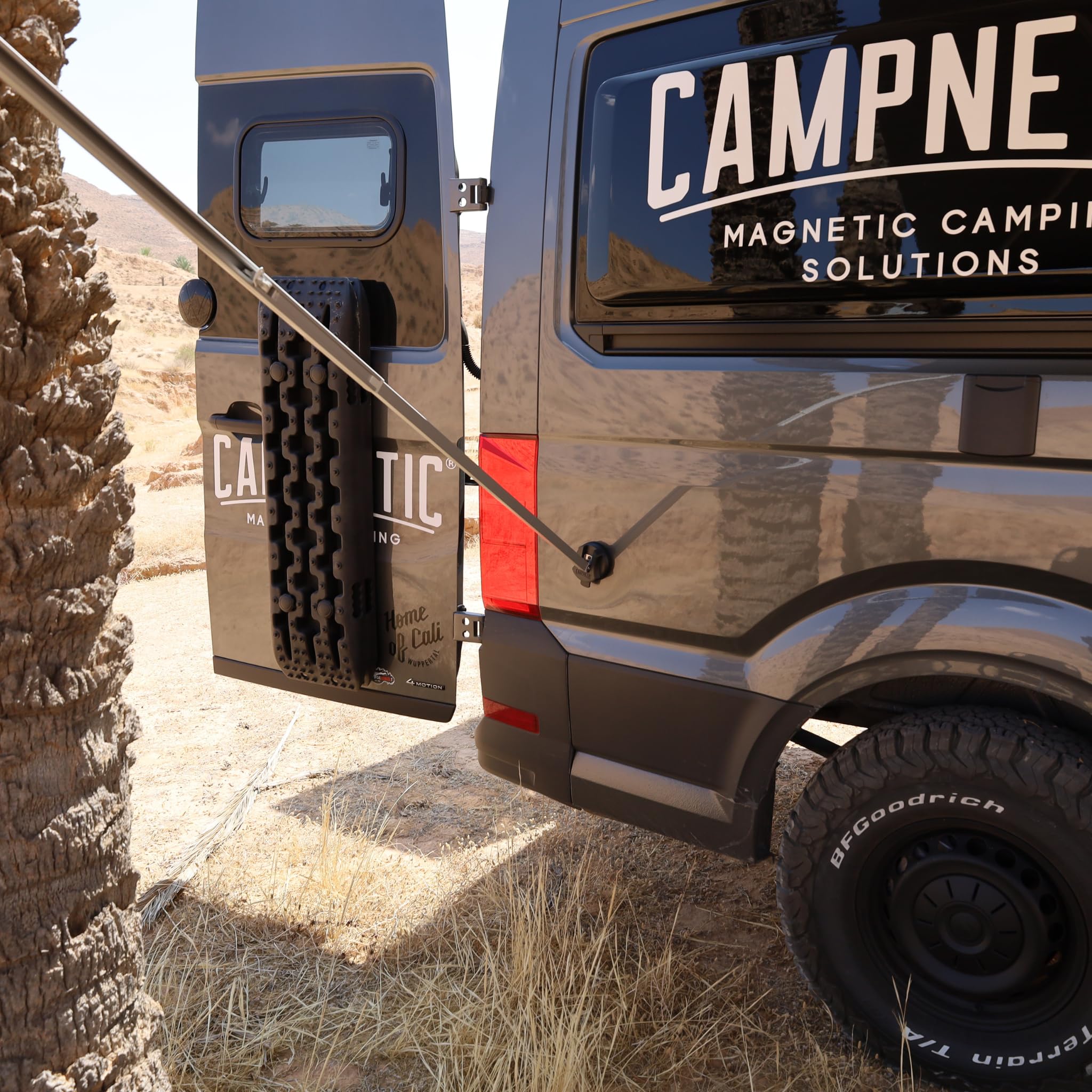 Campnetic magnetische Markisenhalter für Dometic Markisen - 2er Set | Markisenfußhalter, Halterung mit Magnet, Wohnmobil, Camping, Magnethalterung f. Camping Markisen
