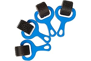 Paint and Dough Explorers: Chunky Texture Rollers for Pottery, Posters, and Dough