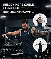 Vista 5 de Gymreapers Correas de elevación GripLink: correas de muñeca resistentes con anillo en D con cuentas de agarre de silicona antideslizantes, soporte