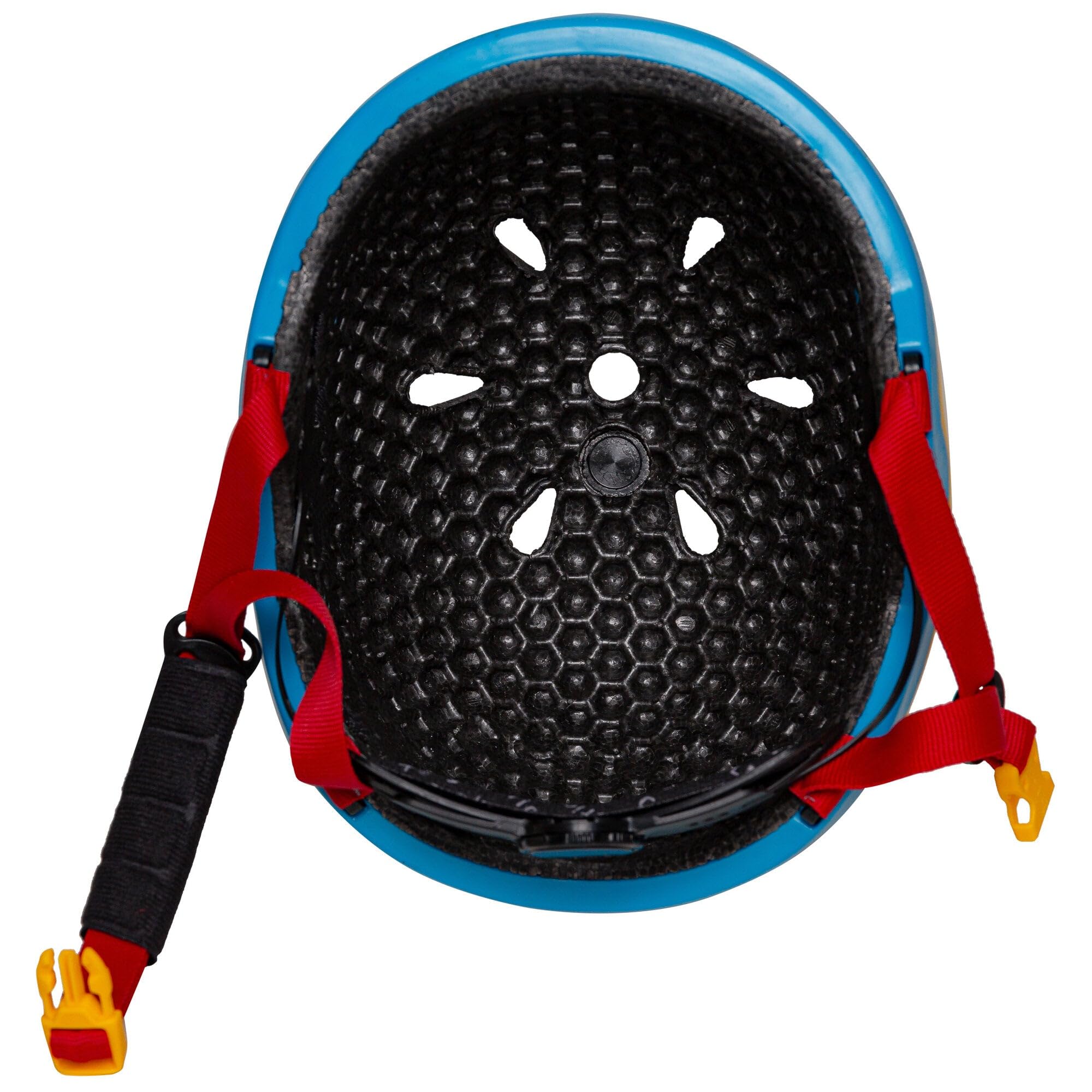 Casque ENNUI Elite Blanc Rouge Brillant - Pour Sports (skate, Vélo…) - Certifié, Protection Renforcée