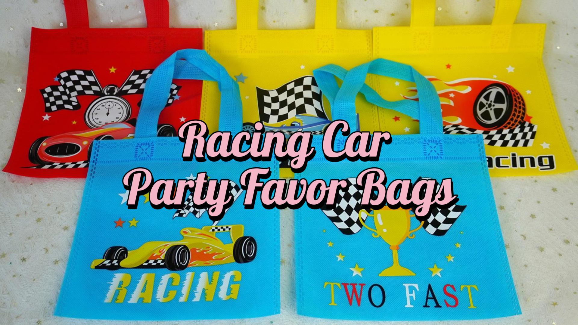 Fast One Birthday Custom Chip Bags, Boy First Race Car Birthday Decorations & Custom Party Favors (Printable - View #9