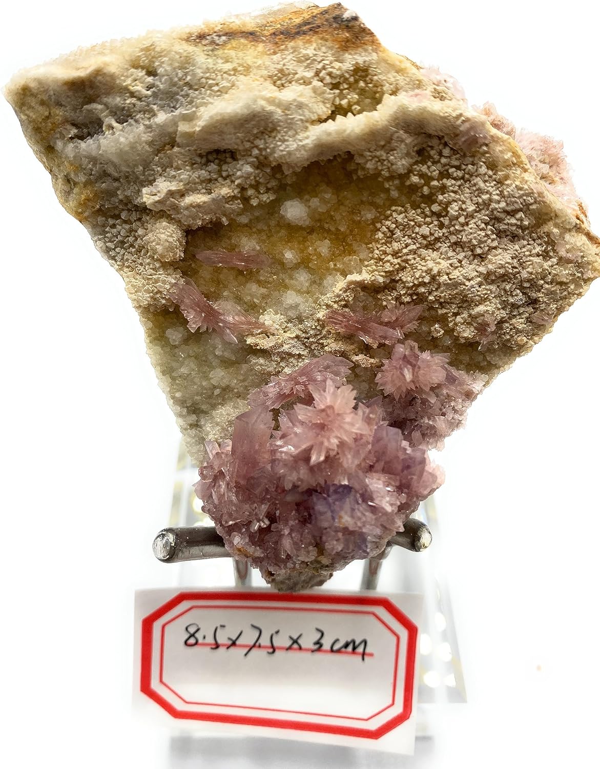 Natural Purple Creedite Mineral Crystal Specimen from China Rare Rough Stone Display Collection