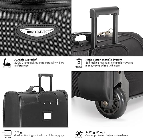 Miniatura 6 de Travel Select - Equipaje Amsterdam, vertical y expandible con ruedas, Gris