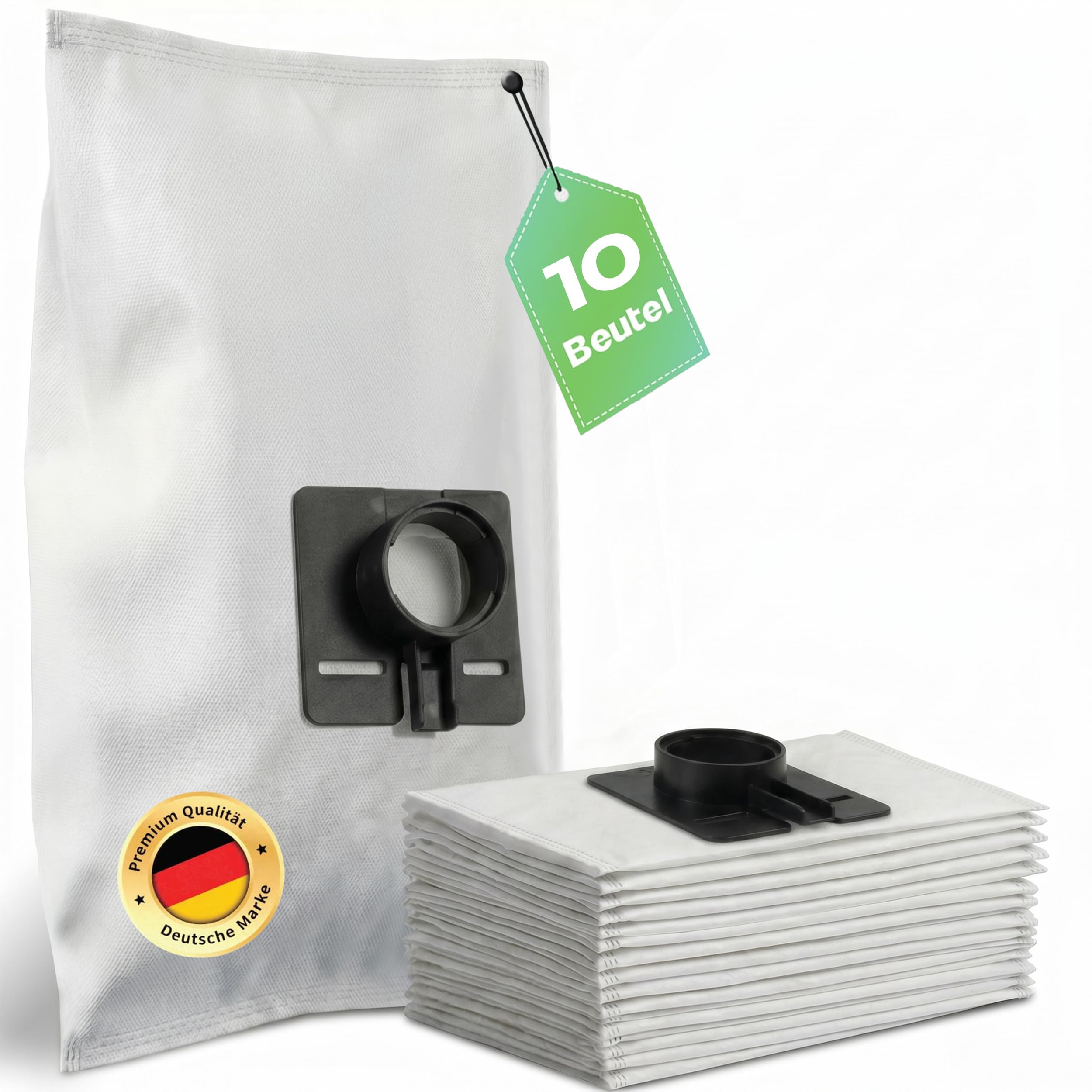 10 Staubsaugerbeutel passend für Festo/Festool CT 22, CT 22 E, CTL 22, CTL 33, CTL 33 LE SG Staubsauger, Mikrovlies