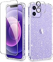Vista 173 de GVIEWIN - Funda para iPhone 11 con protector de pantalla + protector de lente de cámara, cubierta protectora transparente suave de poliuretano