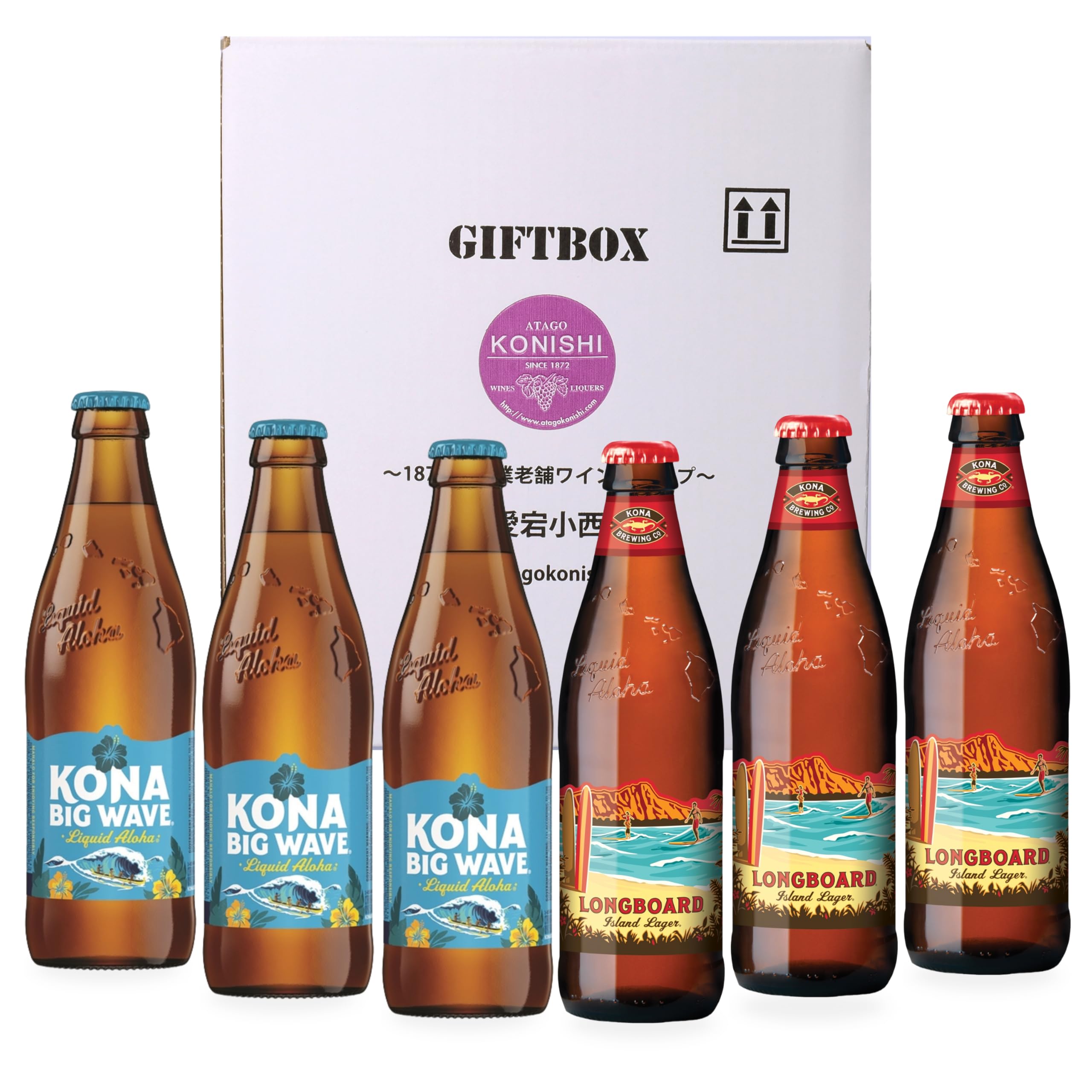 【大特価！】プラピール×2セット×6回分☆サロン専売品→9,900円 Amazon.co.jp: ハワイビール 飲み比べ 6本セット KONA BEER コナビール