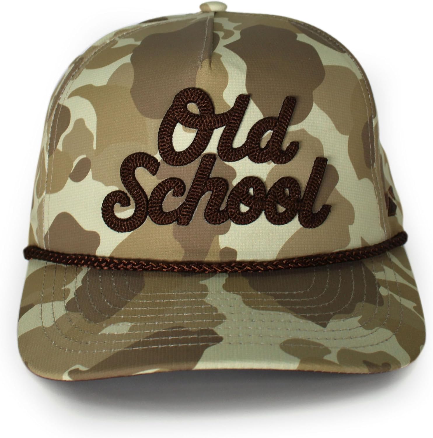 Paramount Outdoors Old School Camo Trucker Hat for Men Vintage Camo Ropecap
