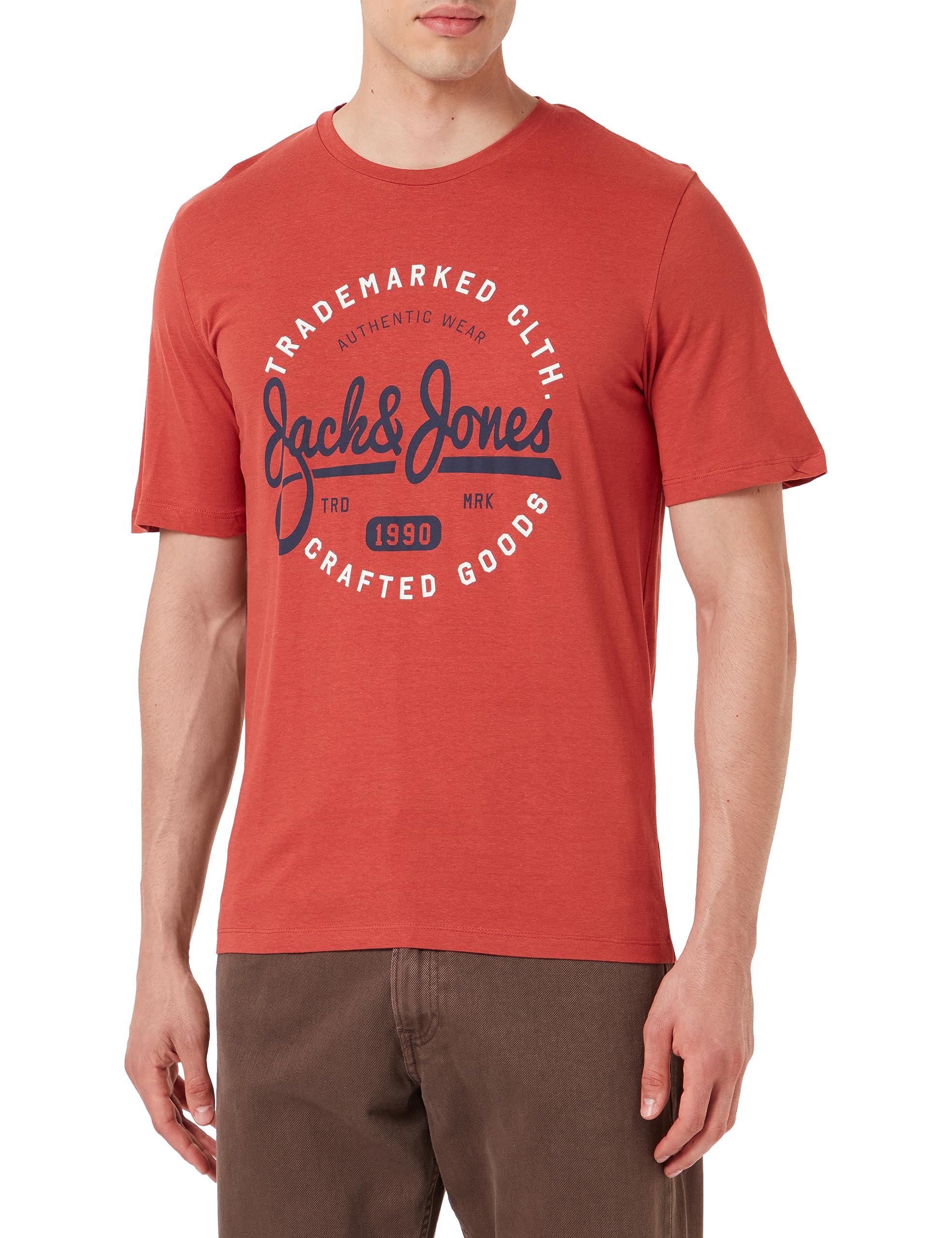 Jack & Jones Jjmikk tee SS Crew Neck Camiseta para Hombre