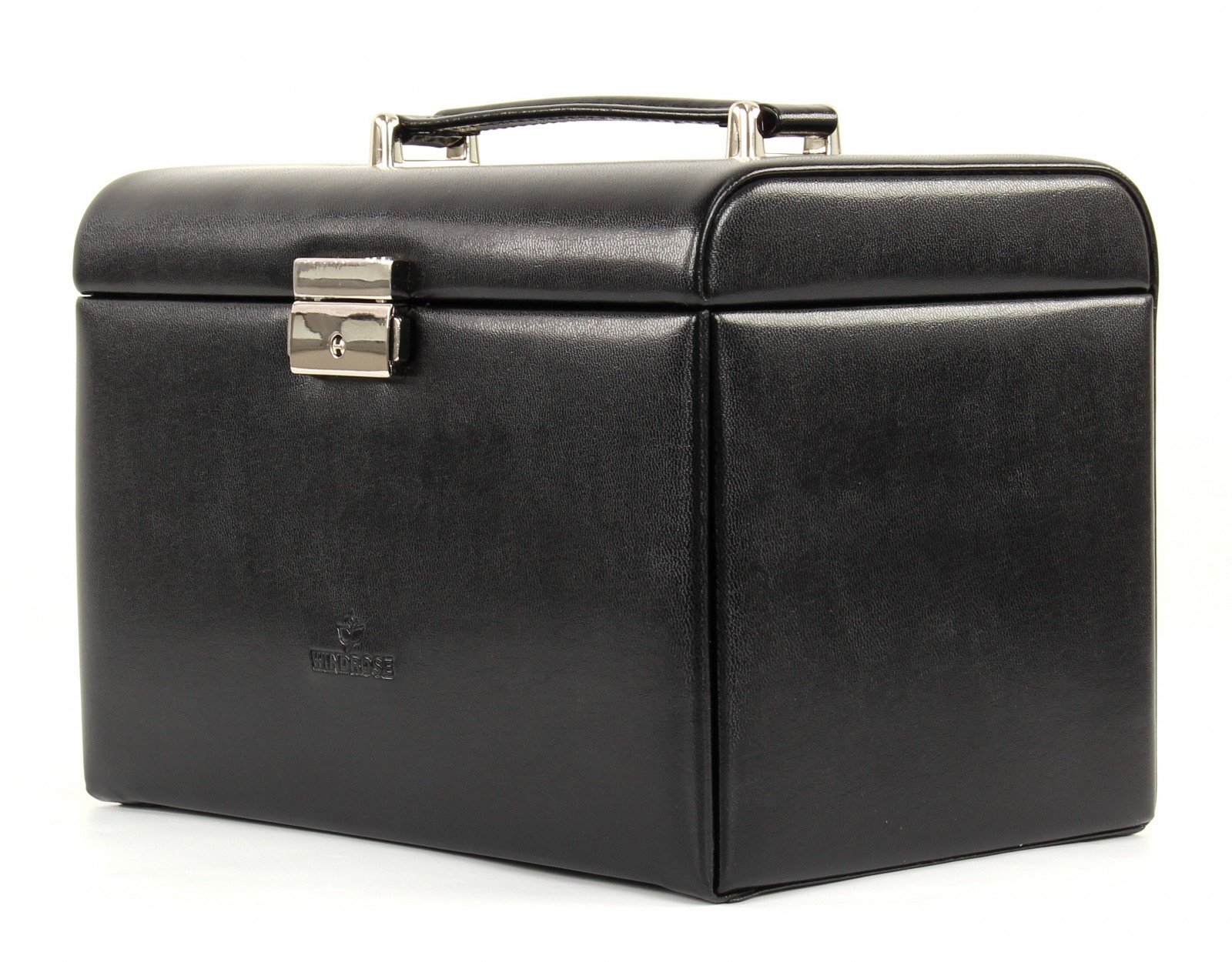 Windrose Szkatułka na biżuterię Merino Moda Jewelry Box Black czarna