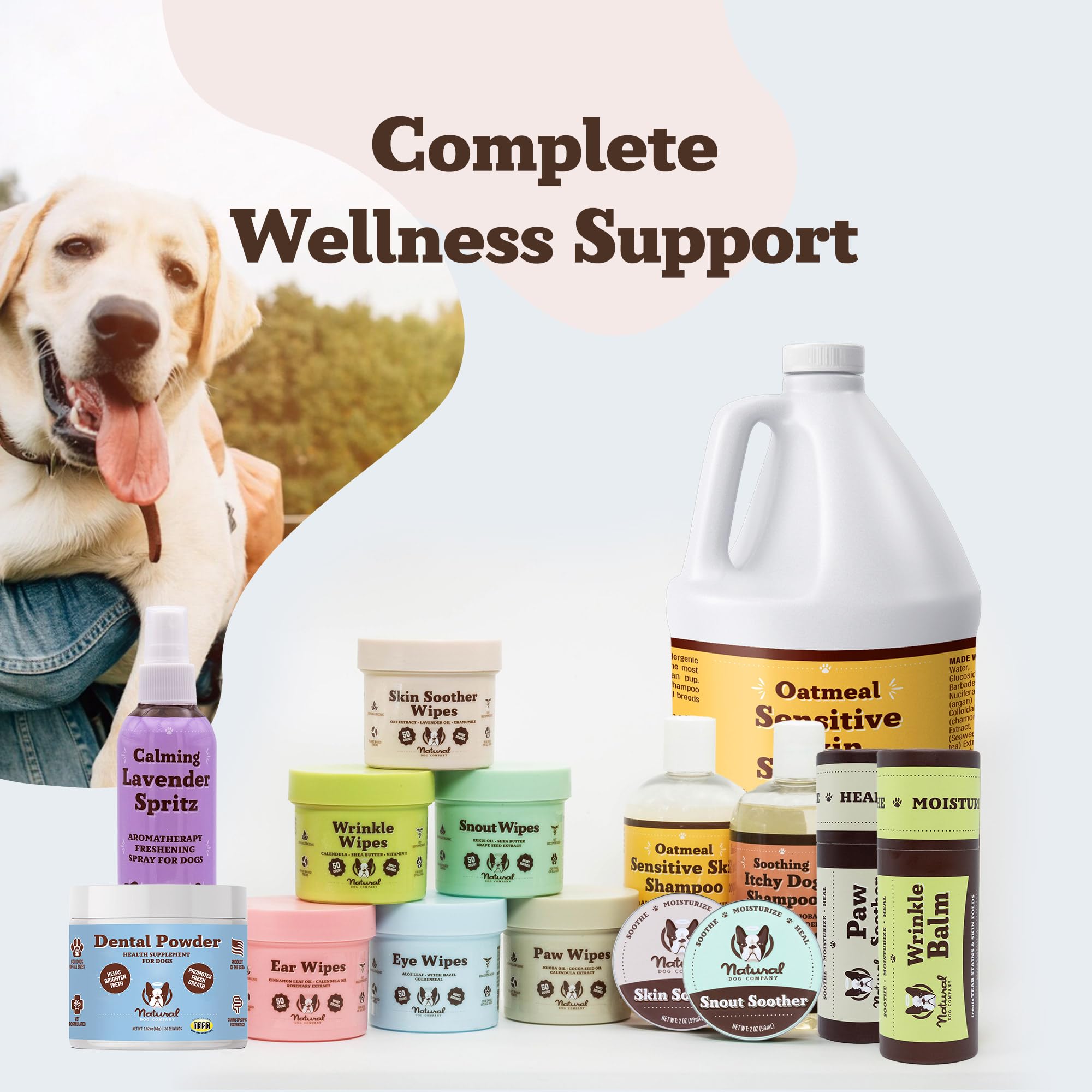 Natural Dog Company Dental Powder for Dogs – Freshens Breath & Helps Reduce Plaque & Tartar, Natural No-Brushing Canine Oral Health Postbiotic Supplement, Vet Formulated, Made in USA, 30-Day Supply - image 8