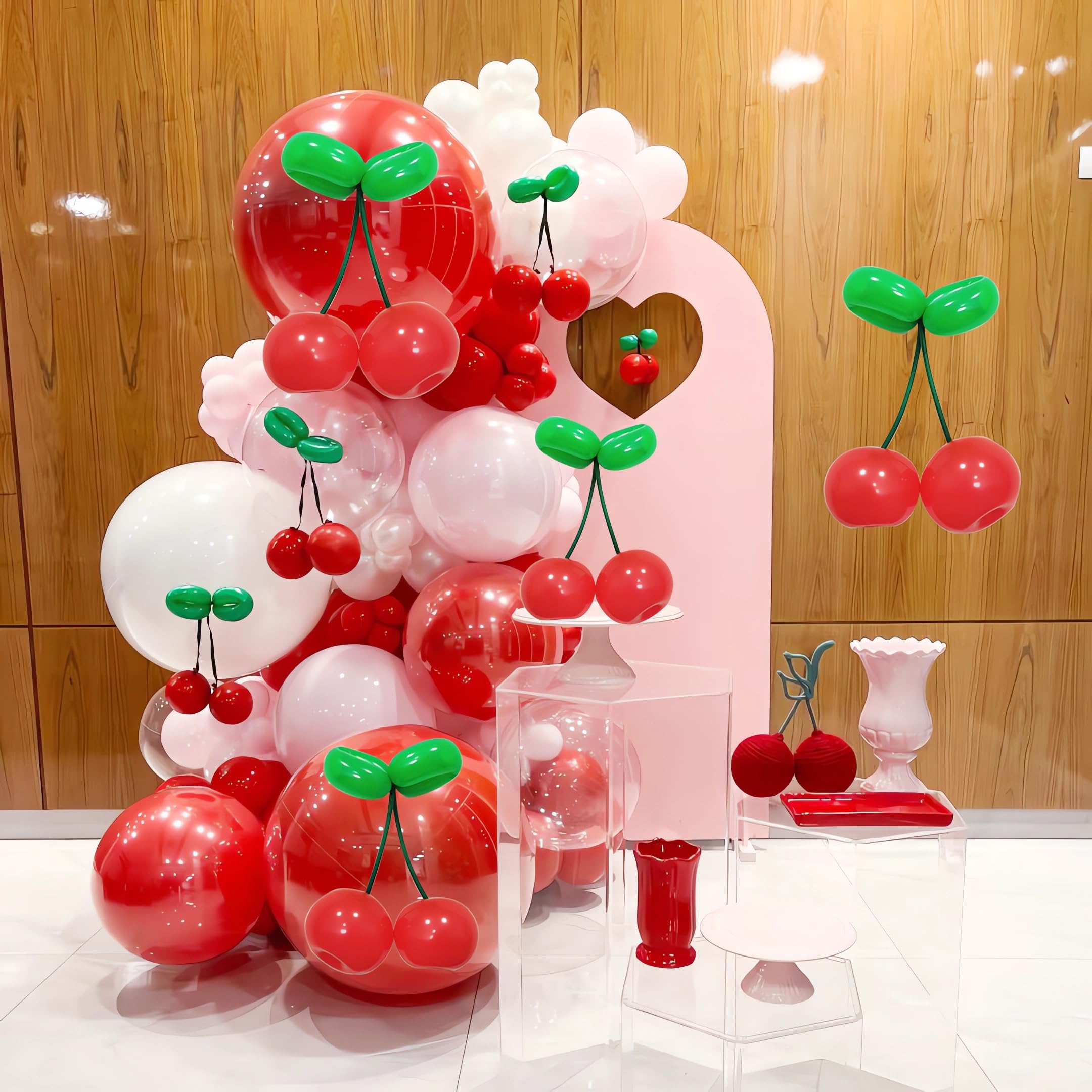 cherryオーダーページ Amazon.com: Cherry Balloons DIY Cherry Balloon Cherry Theme