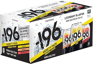 -196 Vodka Seltzer Variety 8 pack, 12 Proof