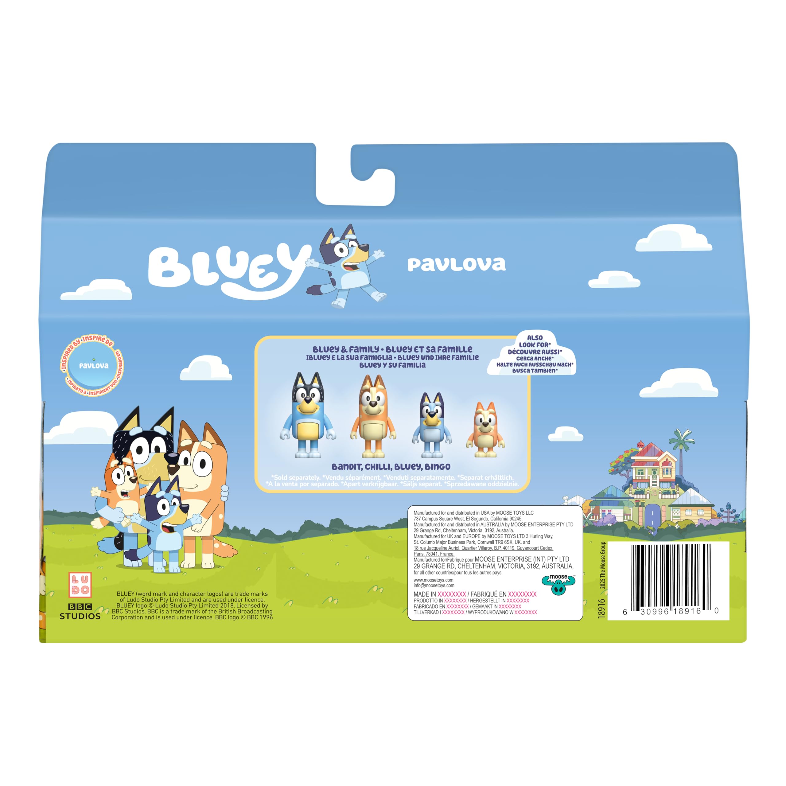 BlueY Es ist Zeit für Pavlova mit Dieser 4er-Figurenpackung Café-Wettkampf, enthält, Bingo, Bandit mit Chefkochmütze… – Ansicht 4