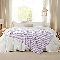 Vista 92 de Bedsure GentleSoft Twin Blanket for Couch - Cozy Soft Blankets for Women, Cute Small Fleece Throws for Girls, Light Grey, 60x80 Inches