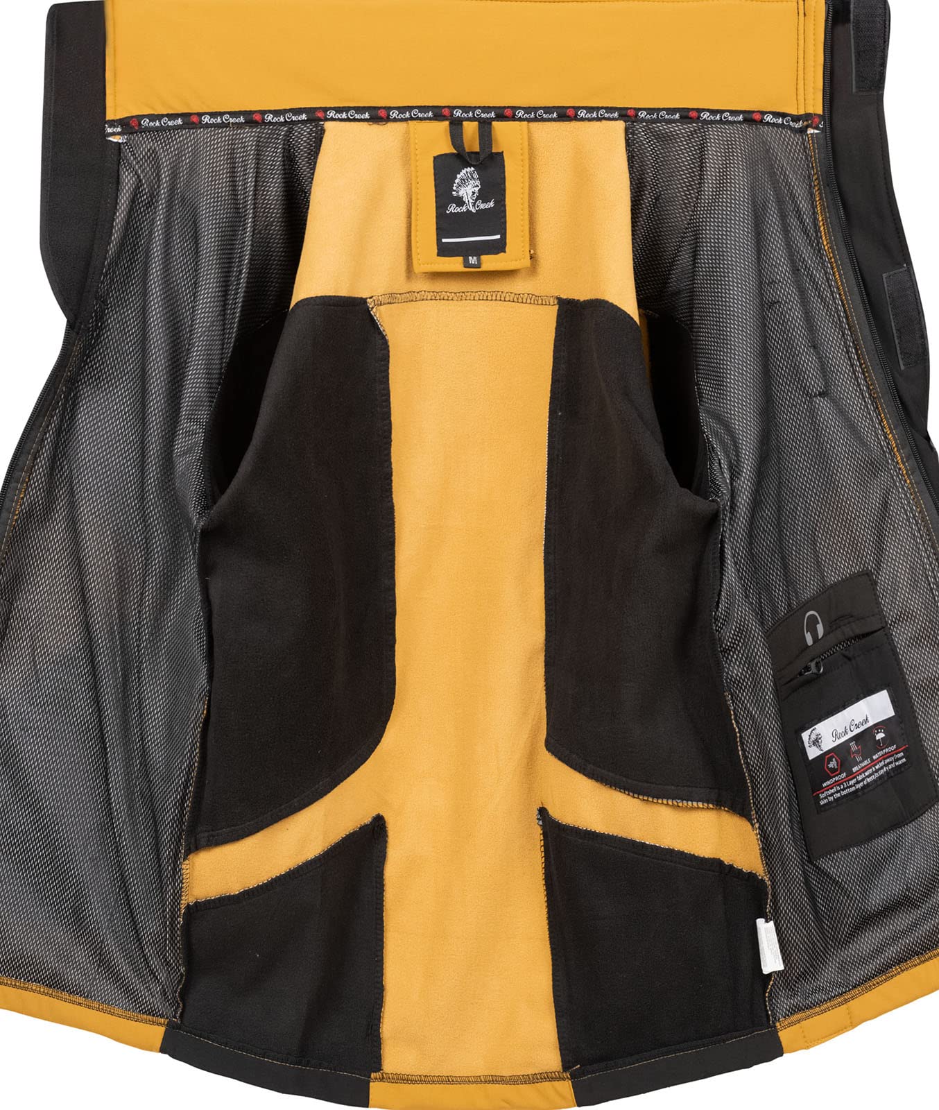 Rock Creek Softshelljacke Herren Outdoor H-287 | Wasserabweisende Übergangsbekleidung, funktionale Wanderjacke für Männer, Camping, Freizeit und wechselhaftes Wetter