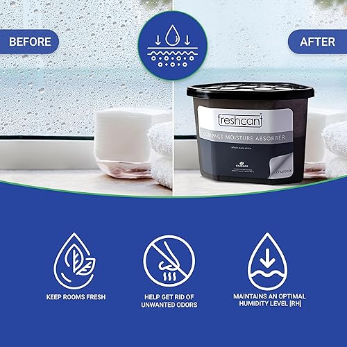 Miniatura 5 de Paquete absorbente de humedad, ambientador de habitación y armario, absorbente de olores para el hogar, habitaciones, sótano, garaje, evita el olor